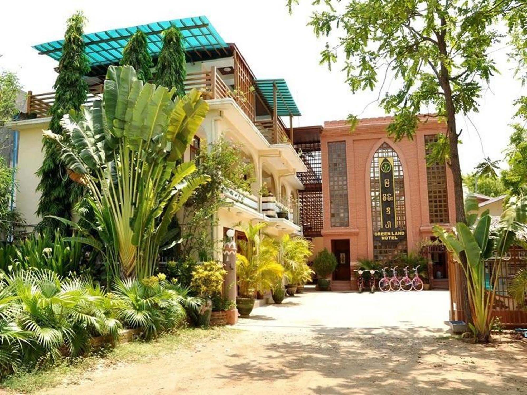Green Land Motel Bagan Exterior foto