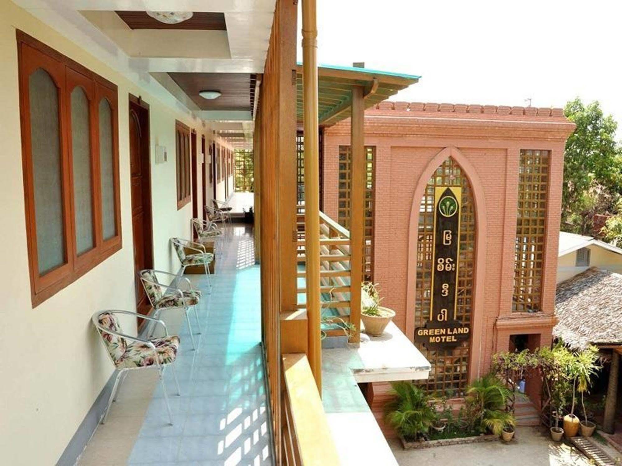 Green Land Motel Bagan Exterior foto